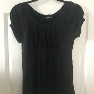 Soft old navy black shorts sleeve top size Small